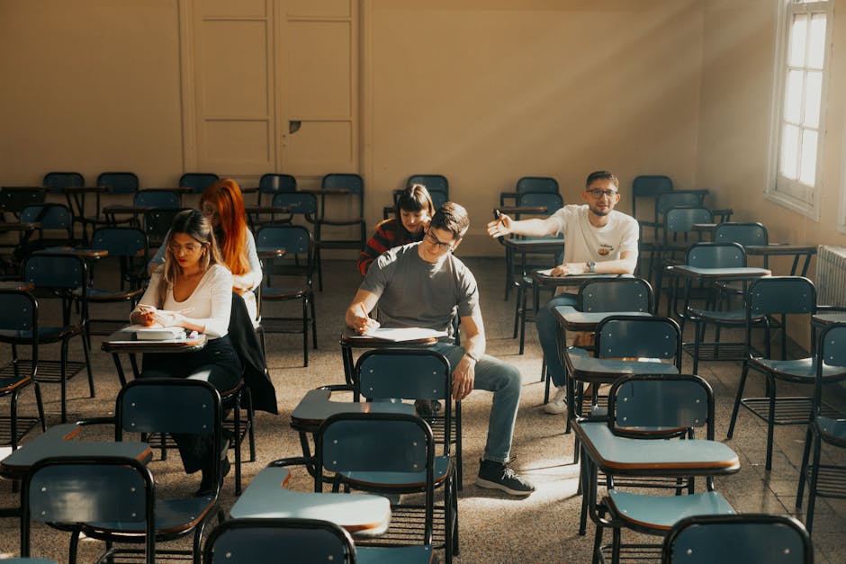 Lernende in einem virtuellen Klassenzimmer
